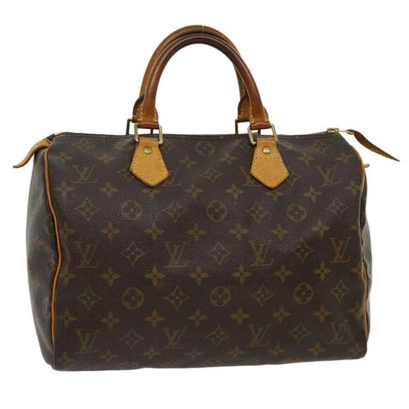LOUIS VUITTON Monogram Speedy 30 Hand Bag - Picture 1 of 15
